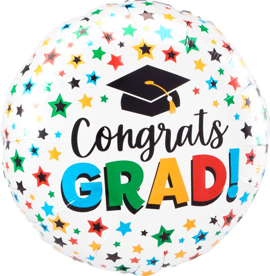 Multi-Colored Grad Balloon