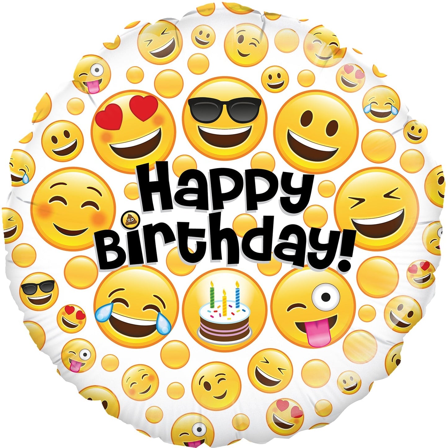 Birthday Emoji Oaktree Balloon