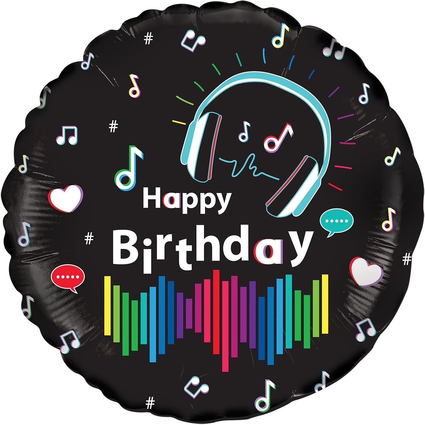 Oaktree Media Music Birthday Balloon
