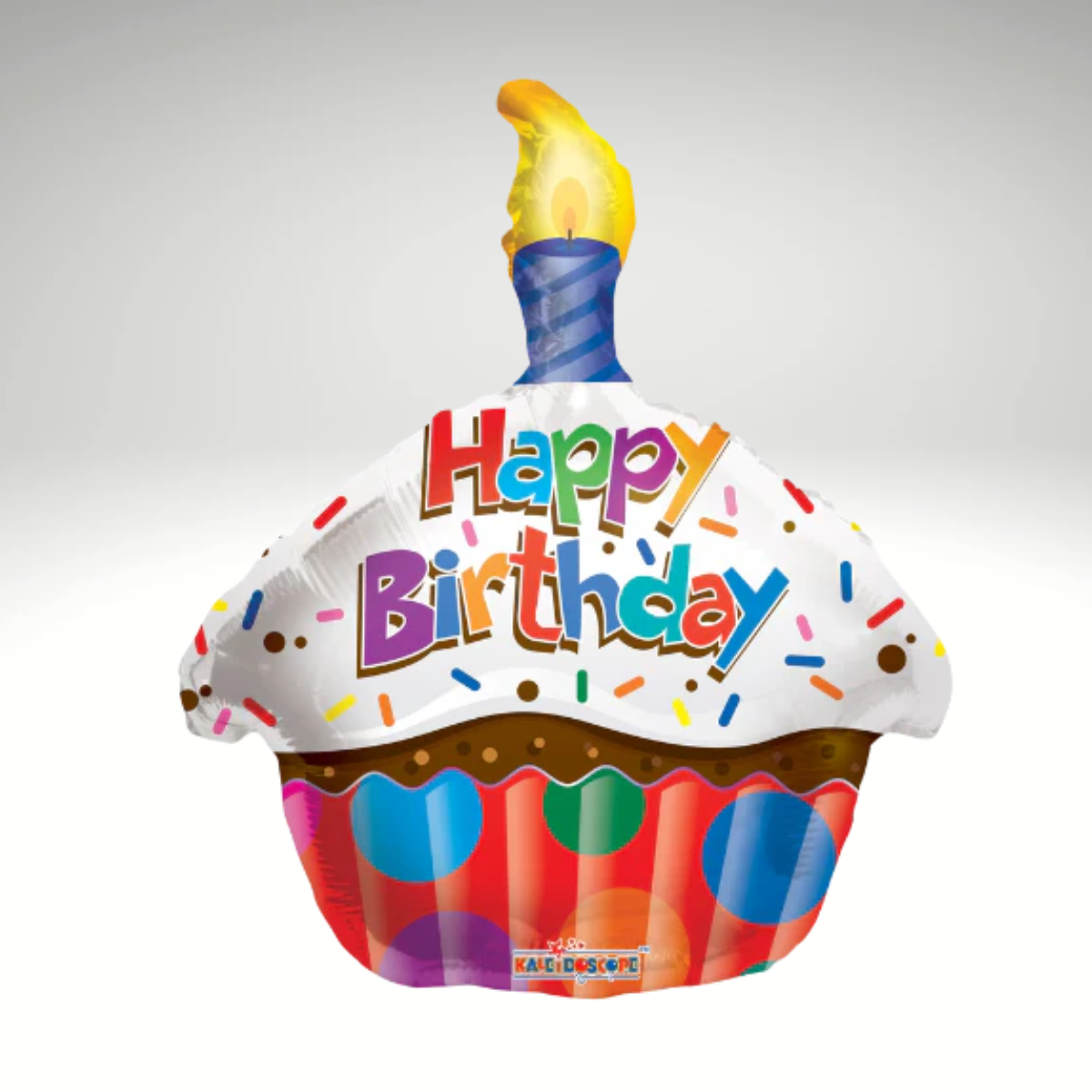 Happy Birthday Cupcake Balloon
