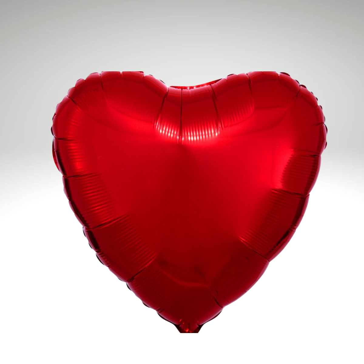 Metallic Red Heart Balloon